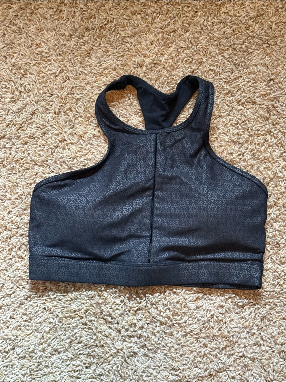 Zyia Sports Bra in Charcoal Black